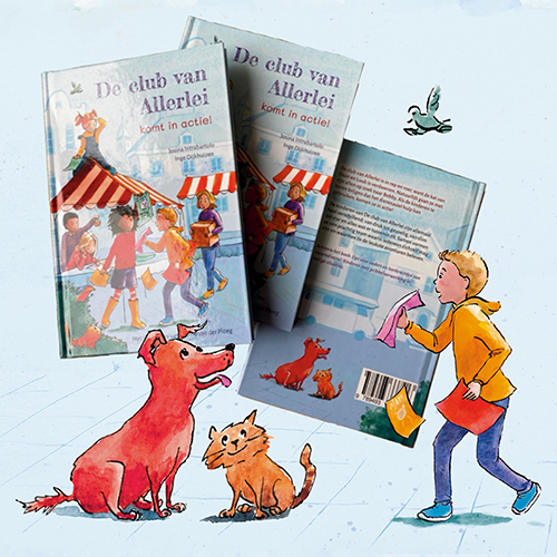 coverillustratie de club komt in actie Sabine van der Ploeg